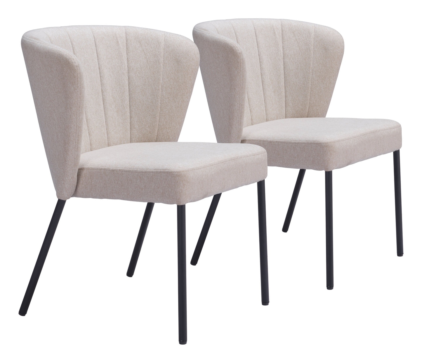 Aimee Beige Dining Chair (Set of 2) - Ornate Home
