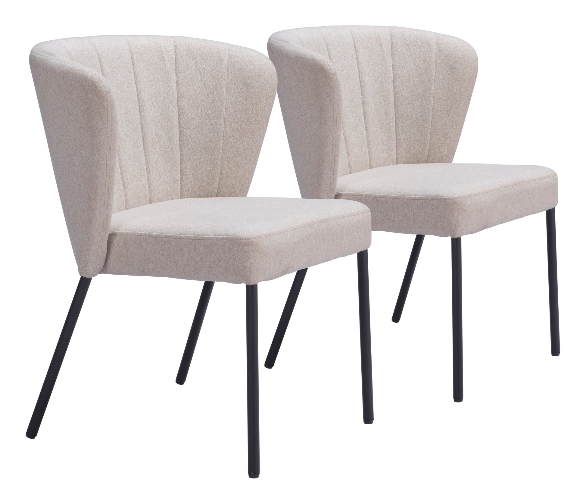 Aimee Beige Dining Chair (Set of 2) - Ornate Home