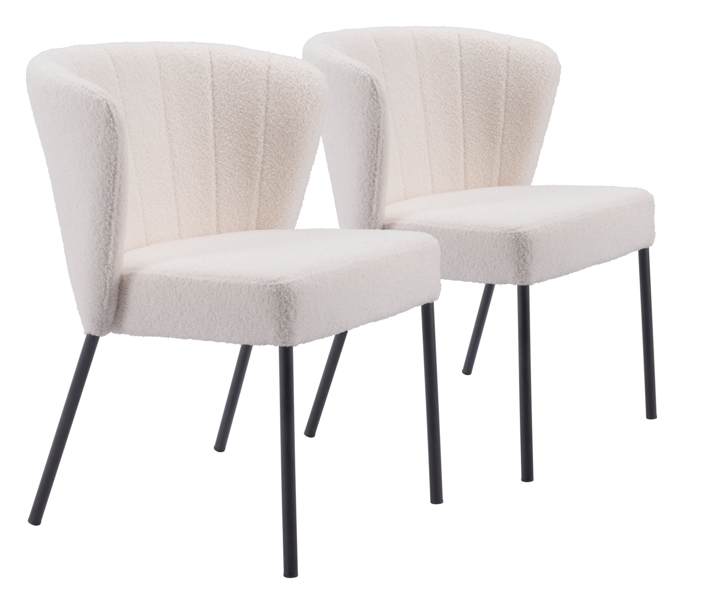Aimee Cream Dining Chair (Set of 2) - Ornate Home