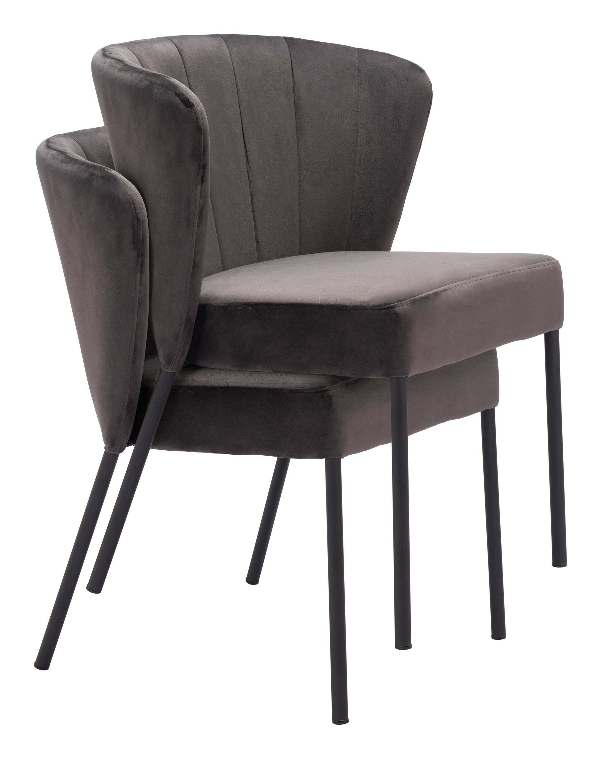 Aimee Gray Dining Chair (Set of 2) - Ornate Home