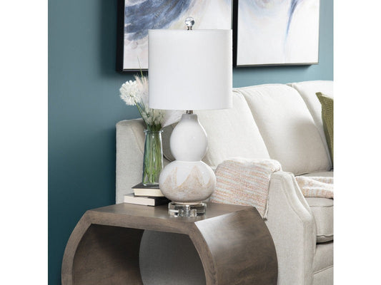 Ainsley White Table Lamp (Set of 2) - Ornate Home