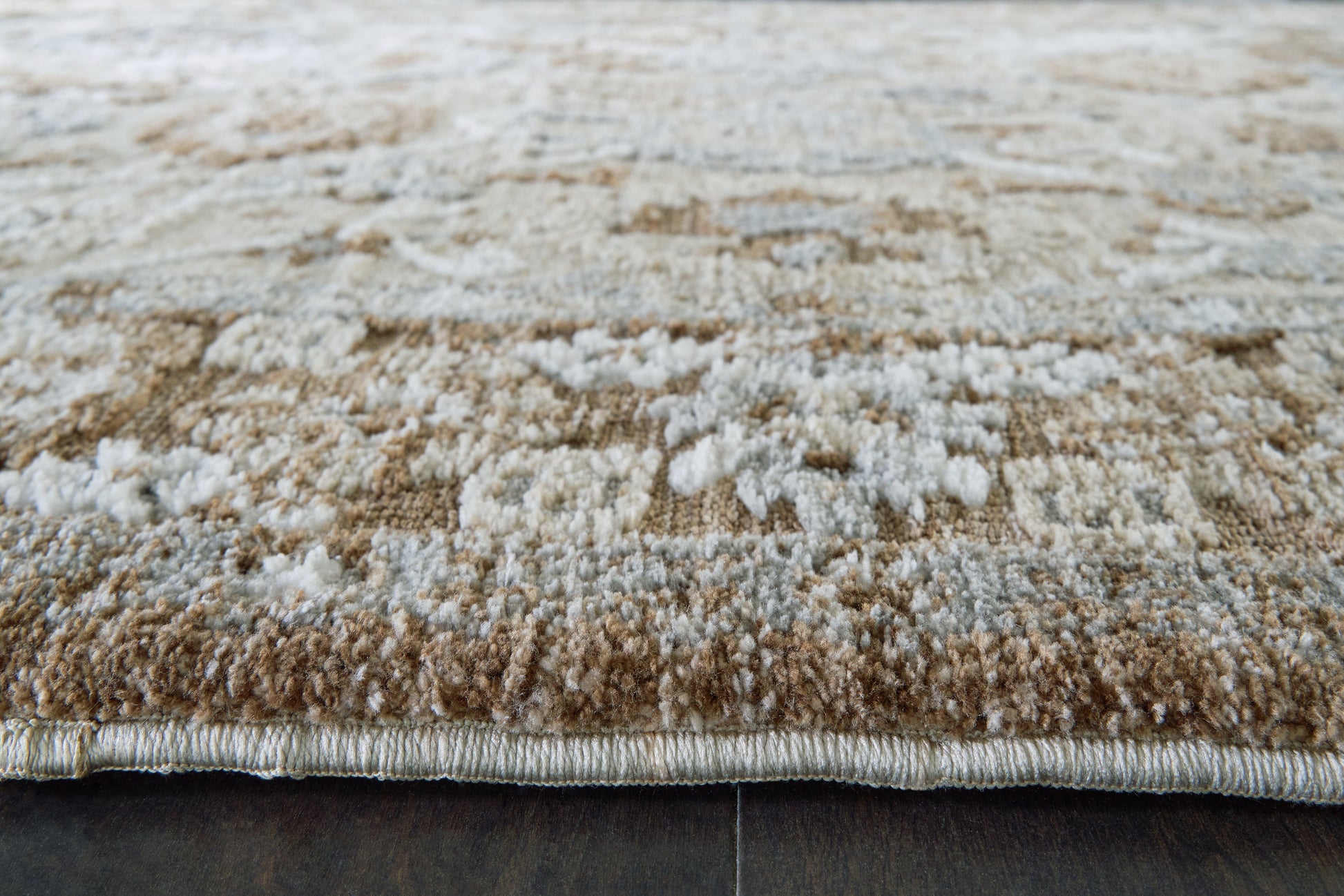 Ainswick Brown/Beige/Gray Memory Foam Medium Rug- Viva Furn