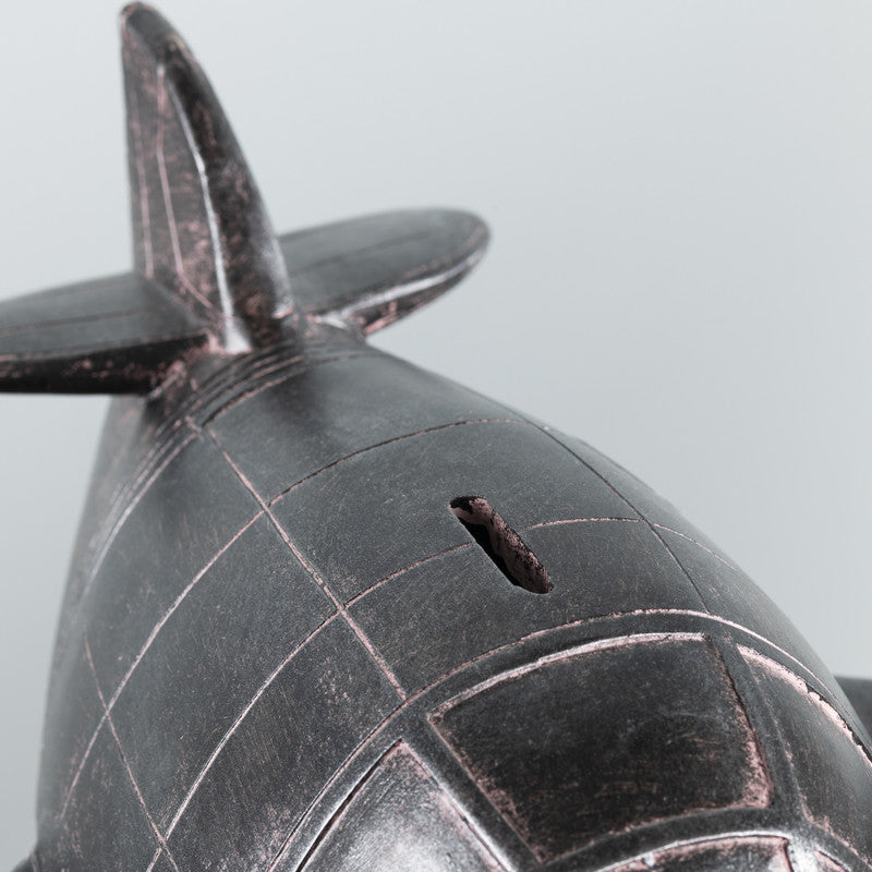Airplane Grey Statue - Ornate Home