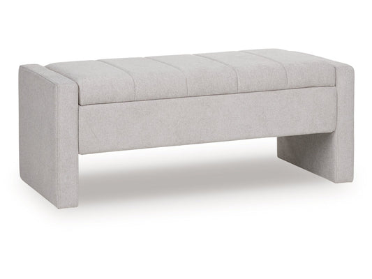 Akselman Gray Storage Bench- Viva Furn