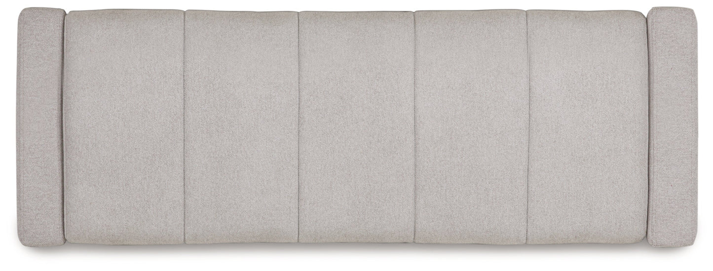 Akselman Gray Storage Bench- Viva Furn