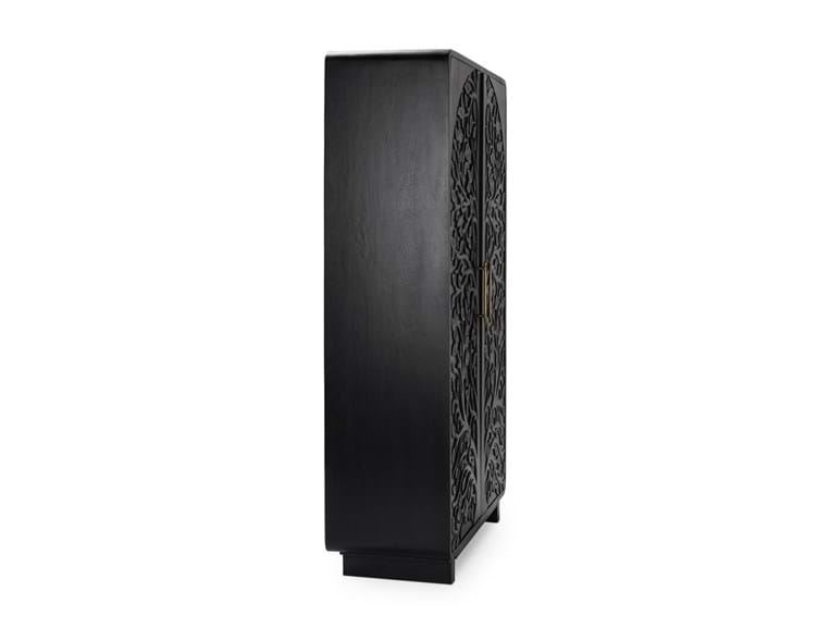 Albero Black Tall Cabinet - Ornate Home
