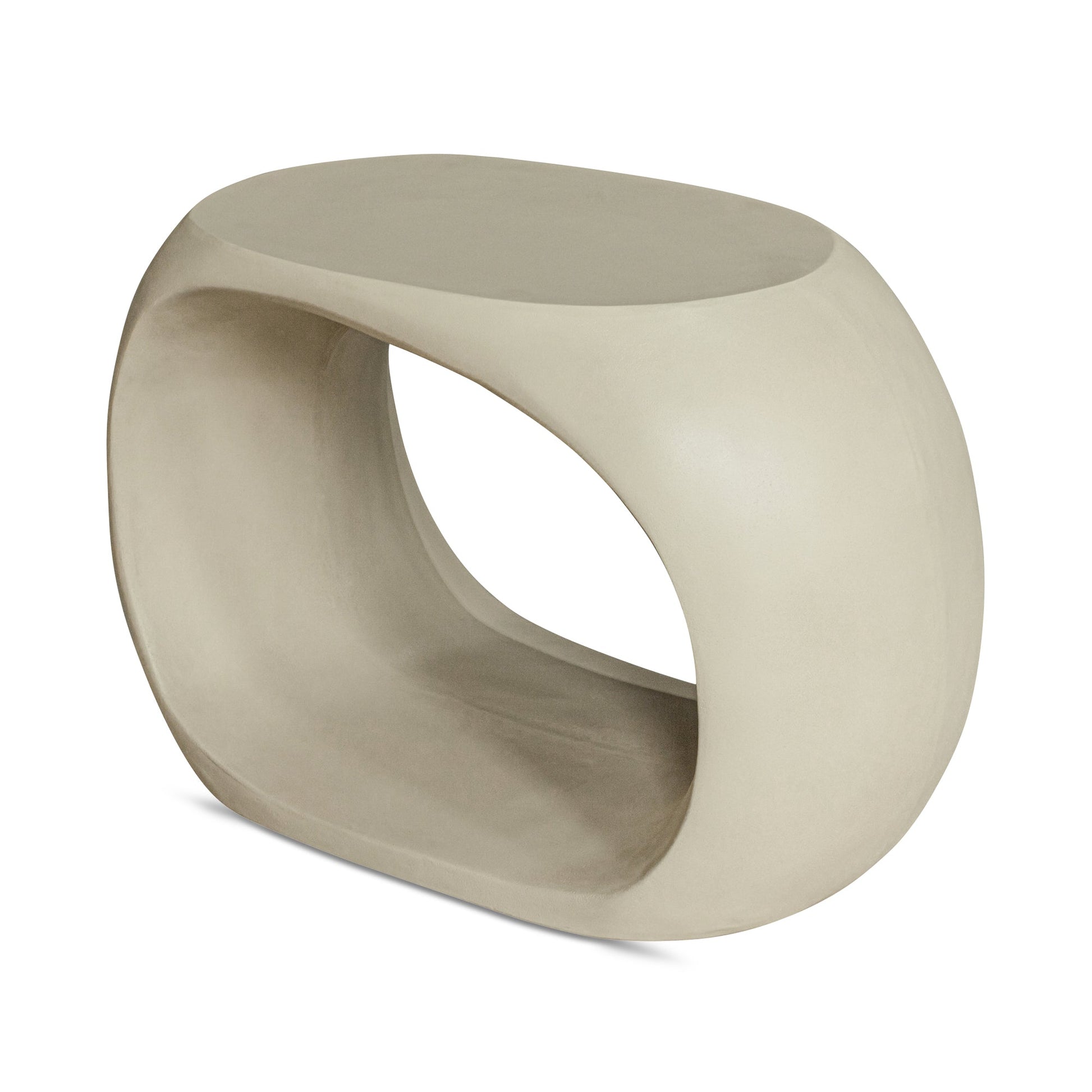 Albers Cream Outdoor Stool - Ornate Home