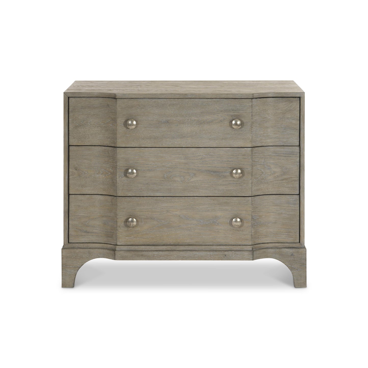Albion Pewter Nightstand (36.5" W) - Ornate Home