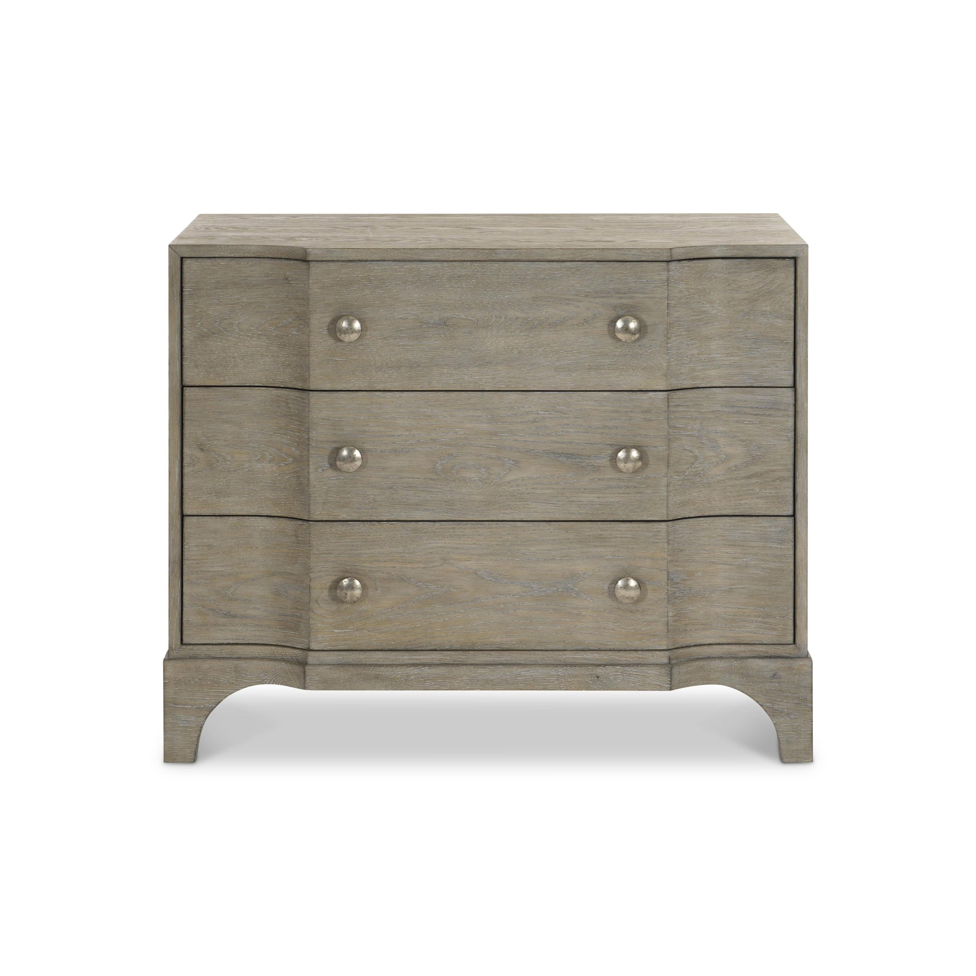 Albion Pewter Nightstand (36.5" W) - Ornate Home