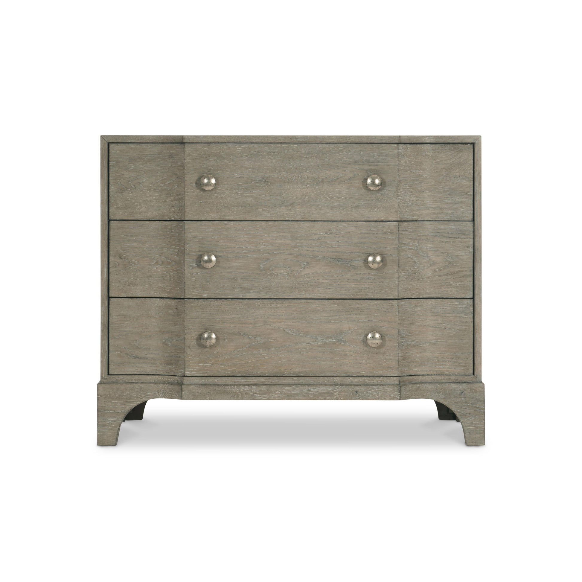 Albion Pewter Nightstand (36.5" W) - Ornate Home