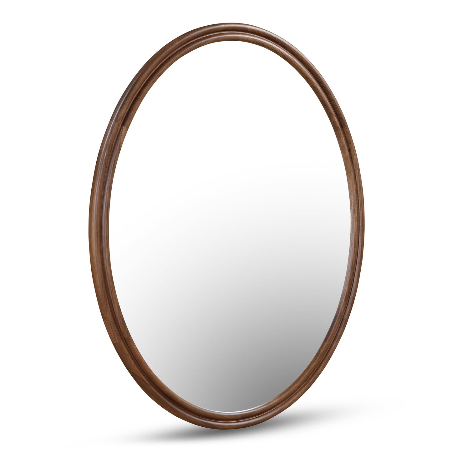 Alcott Walnut Oval Mirror - Ornate Home
