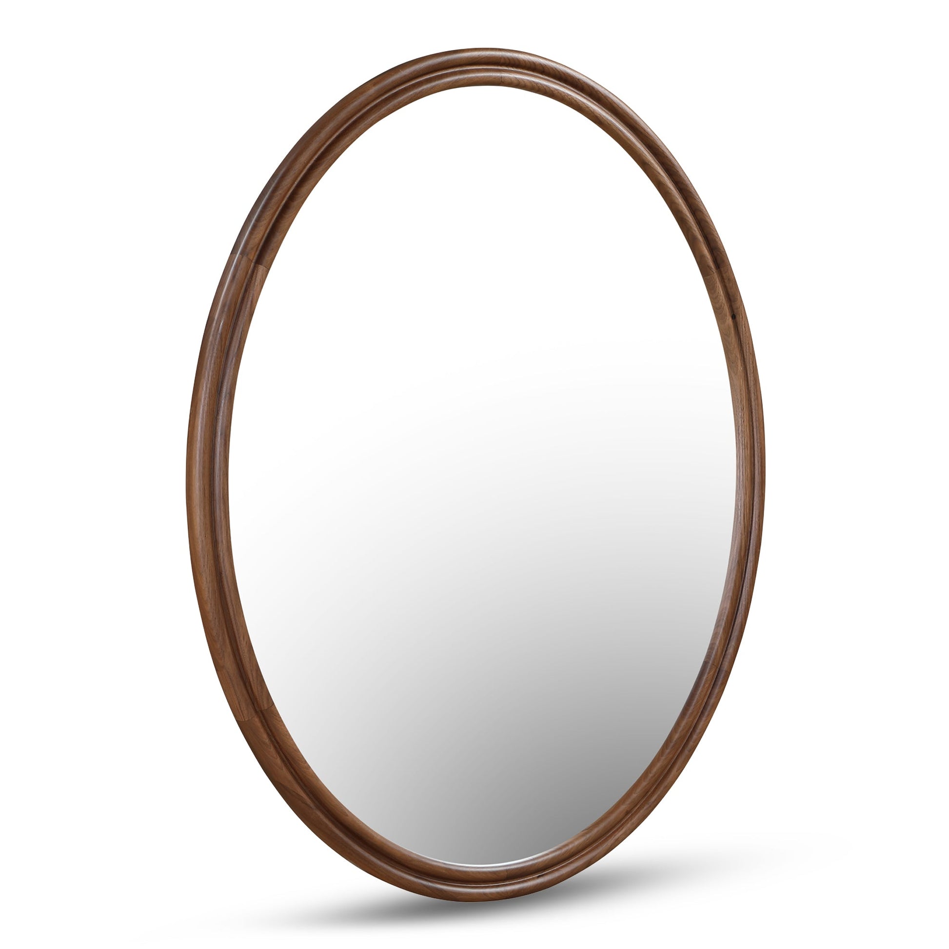 Alcott Walnut Oval Mirror - Ornate Home