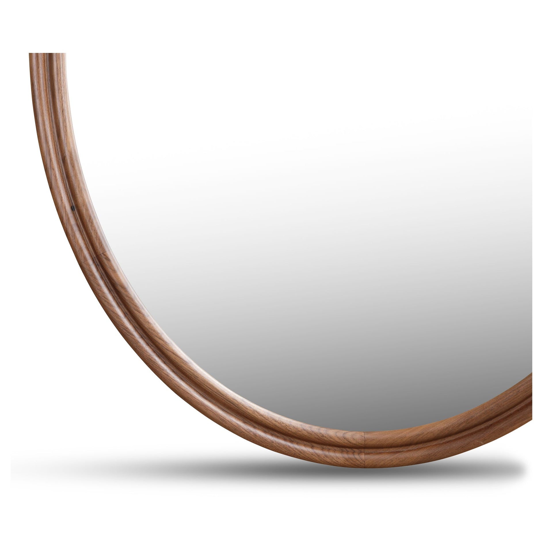 Alcott Walnut Oval Mirror - Ornate Home