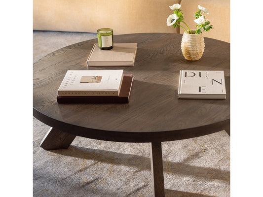 Alden Cool Brown Coffee Table - Ornate Home