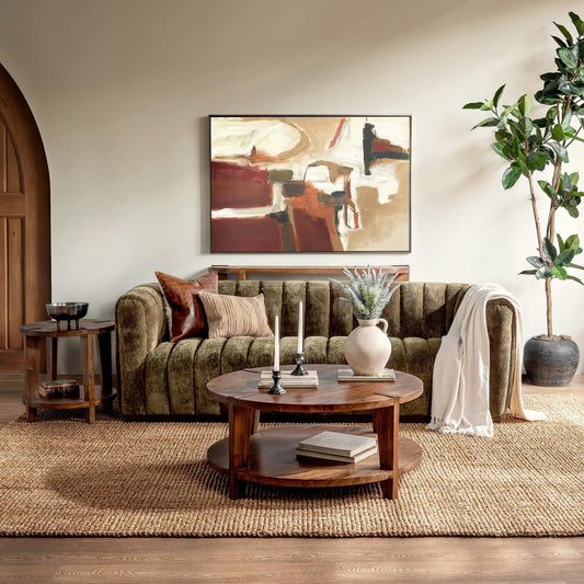 Alenna Tundra Brown Coffee Table - Ornate Home