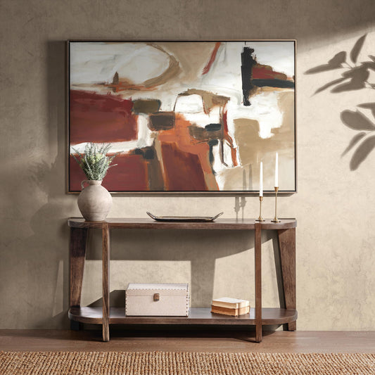 Alenna Tundra Brown Console Table - Ornate Home