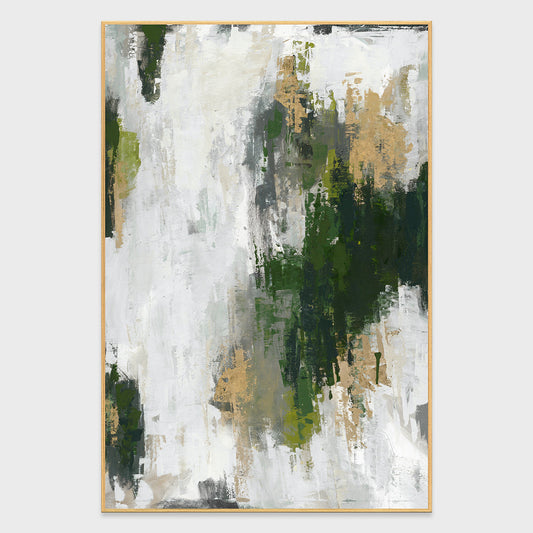 Algae White Painting Art by Buddy Whitlock - Ornate Home