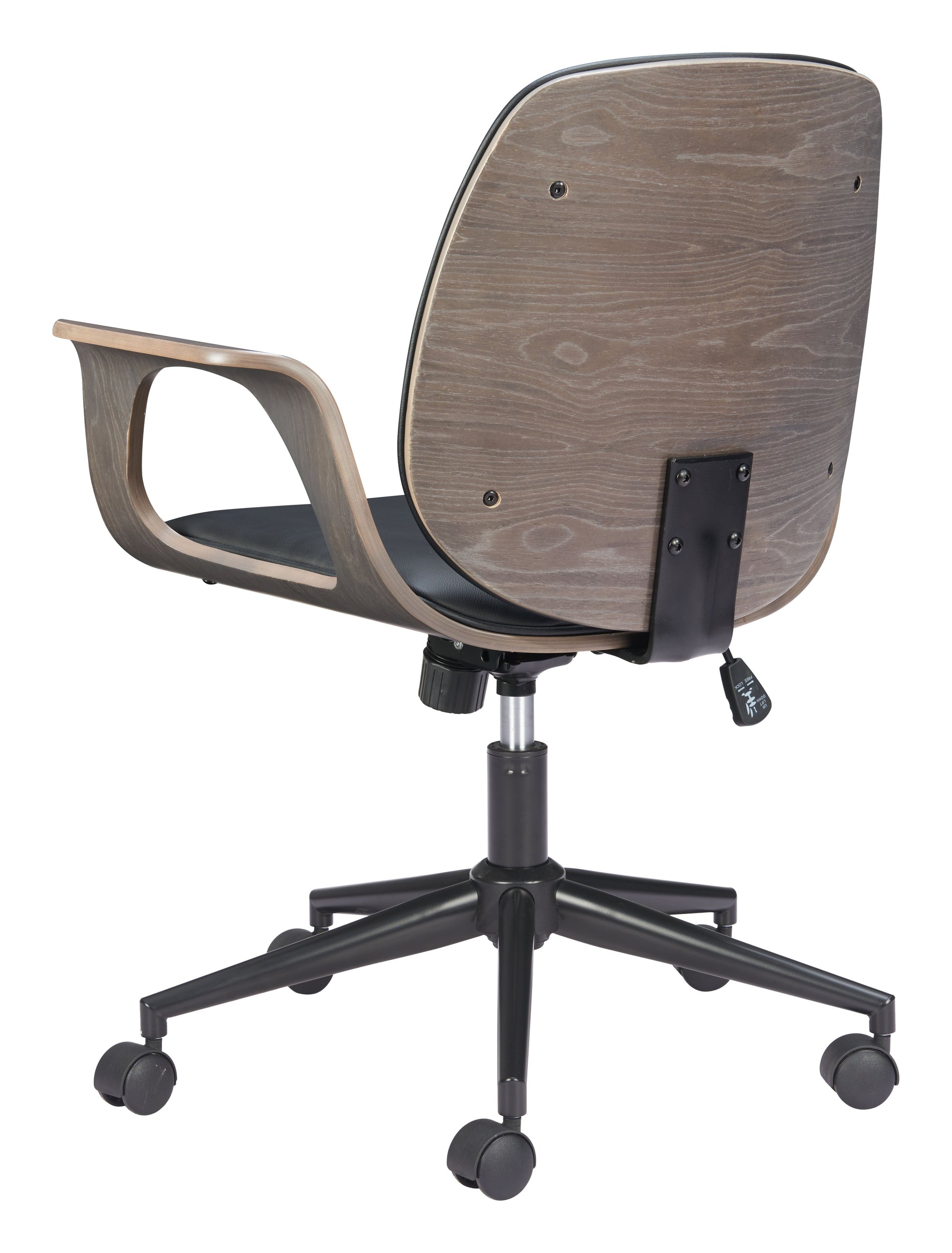 Ali Black Office Chair - Ornate Home