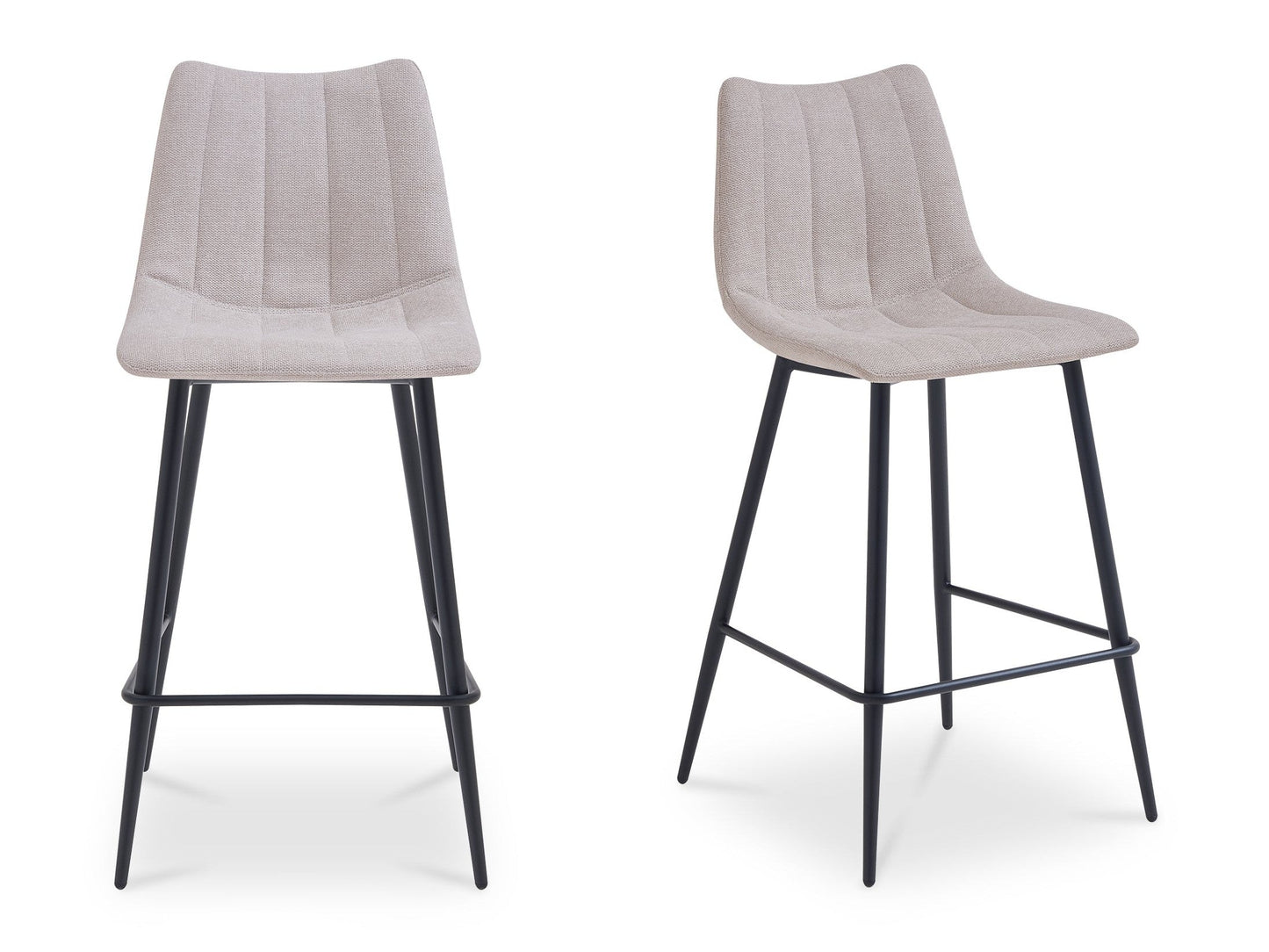 Alibi Beige Bar Stool (Set of 2) - Ornate Home