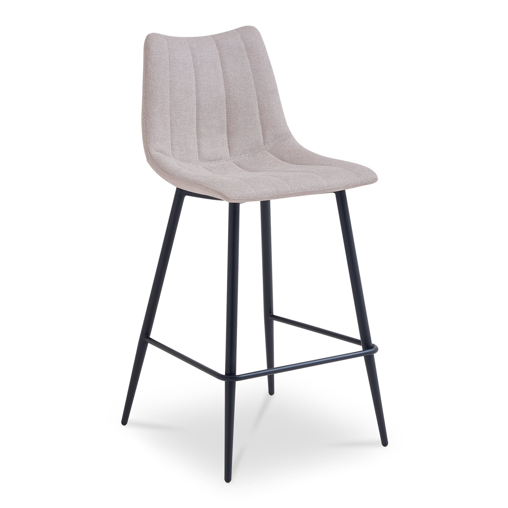 Alibi Beige Bar Stool (Set of 2) - Ornate Home