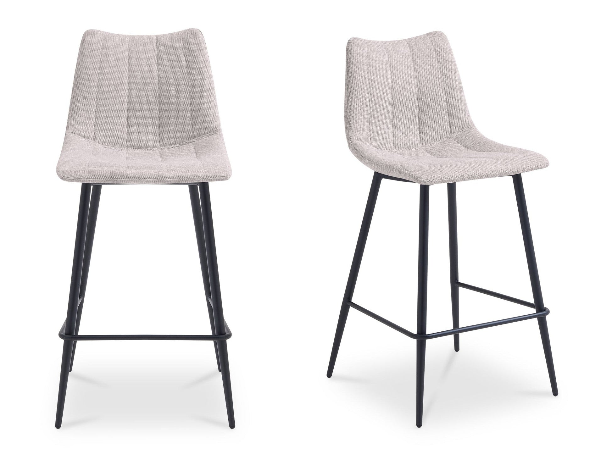 Alibi Beige Counter Stool (Set of 2) - Ornate Home