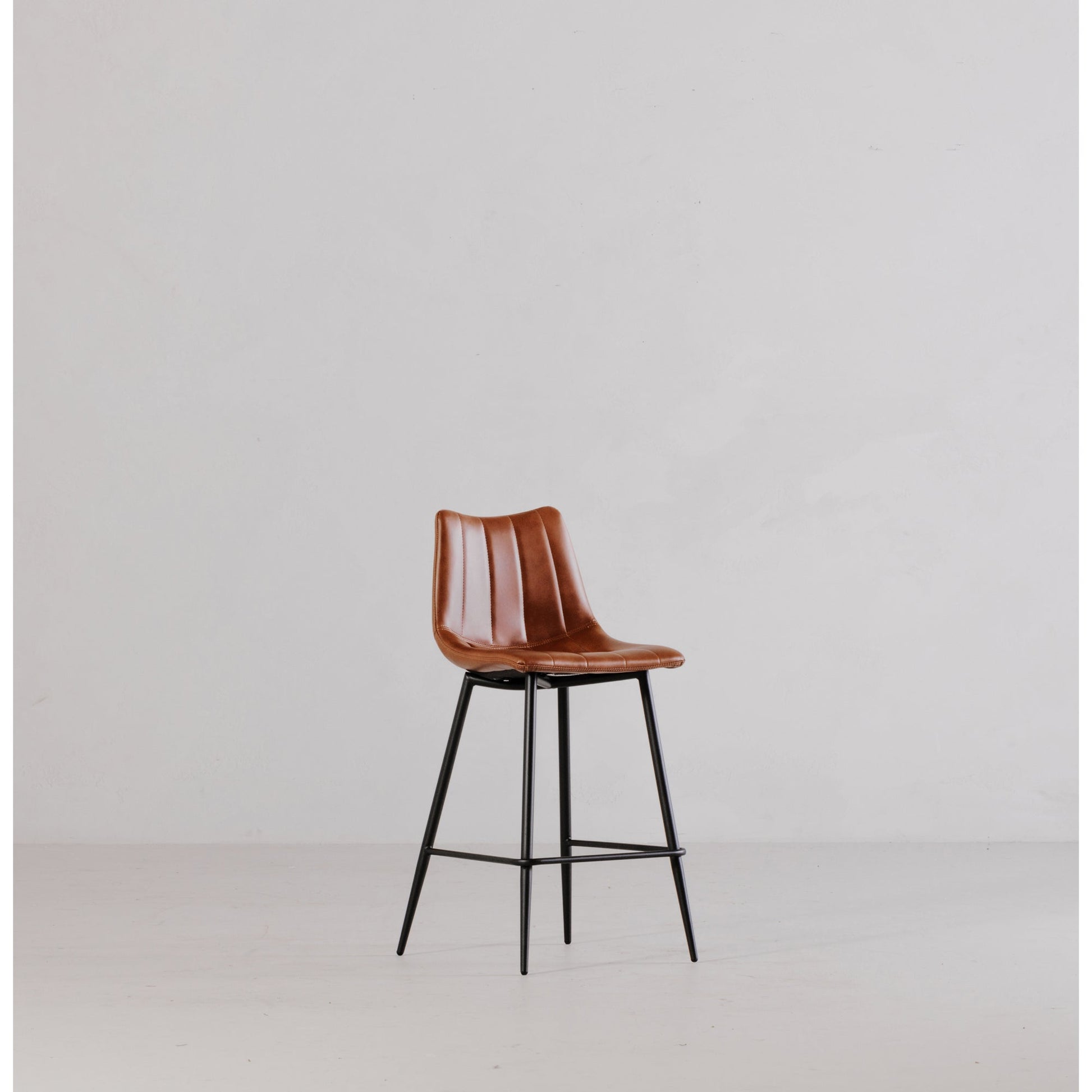 Alibi Brown Barstool (Set of 2) - Ornate Home