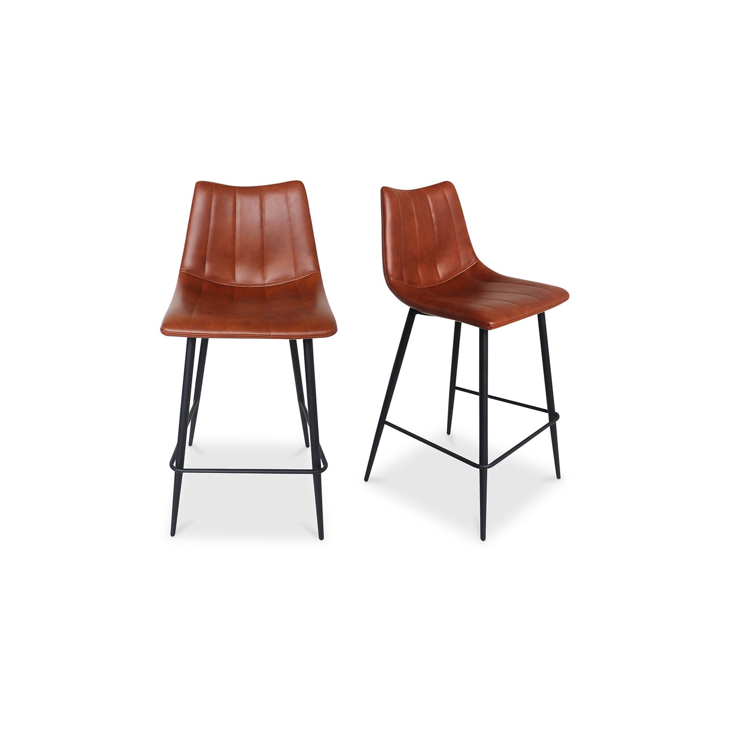 Alibi Brown Counter Stool (Set of 2) - Ornate Home