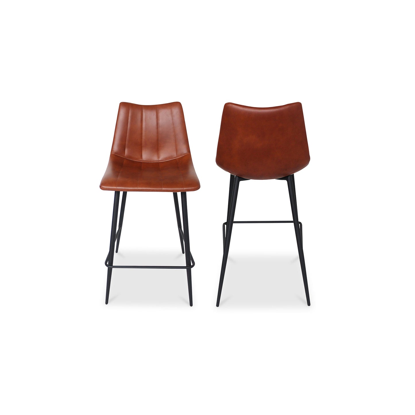 Alibi Brown Counter Stool (Set of 2) - Ornate Home
