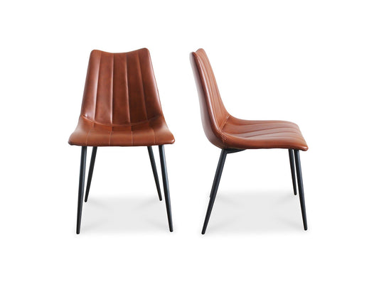 Alibi Brown Dining Chair (Set of 2) - Ornate Home