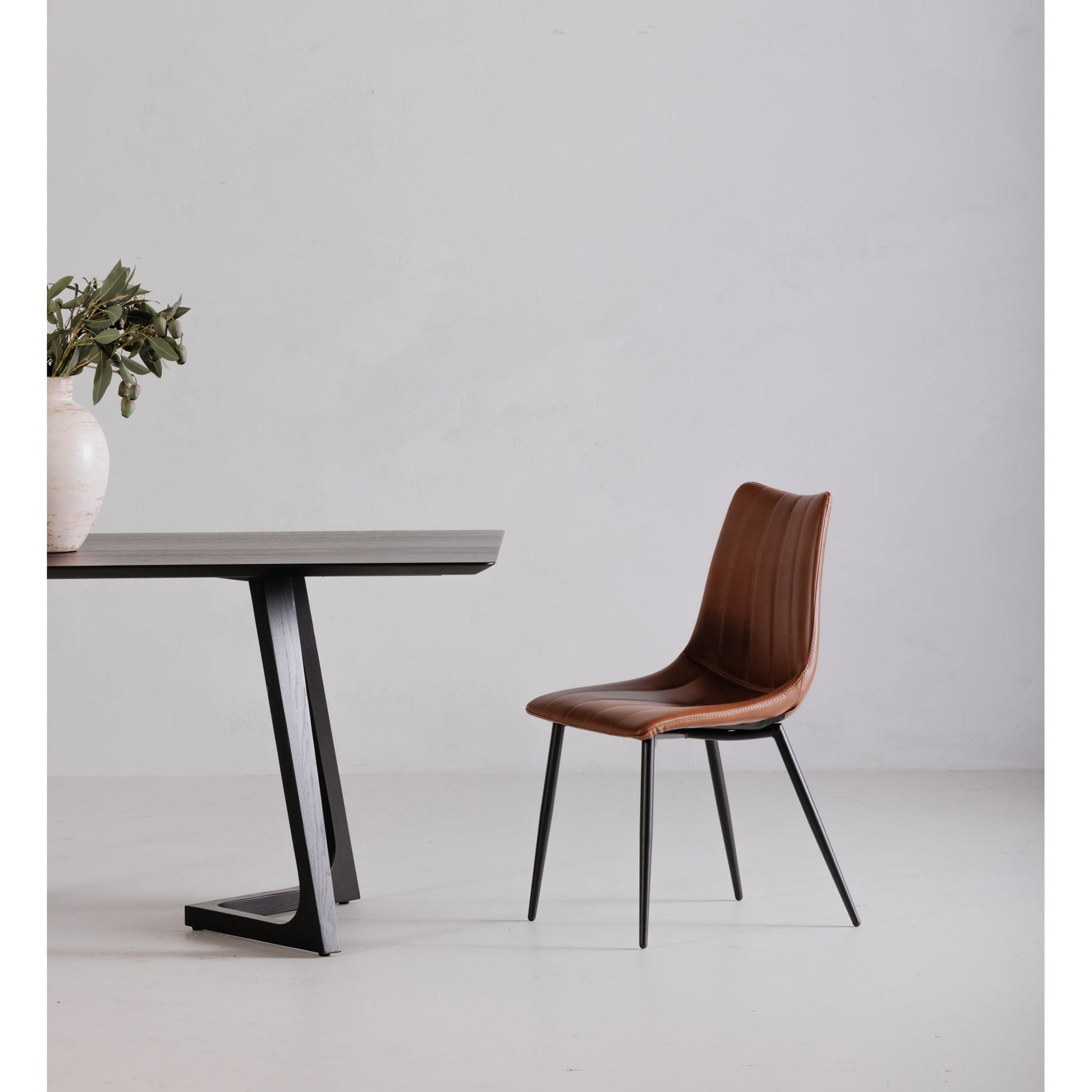 Alibi Brown Dining Chair (Set of 2) - Ornate Home
