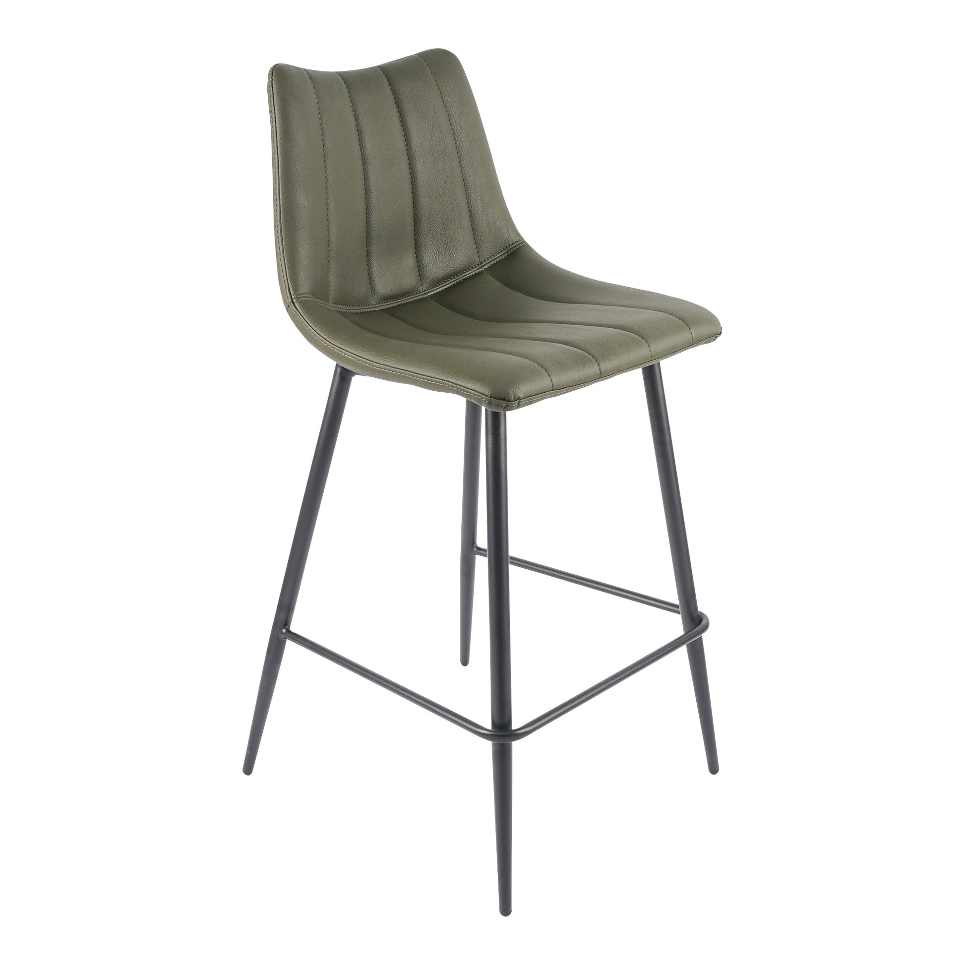 Alibi Dark Green Counter Stool (Set of 2) - Ornate Home