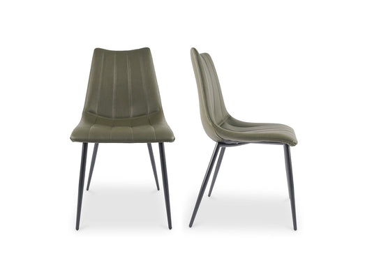 Alibi Dark Green Dining Chair (Set of 2) - Ornate Home