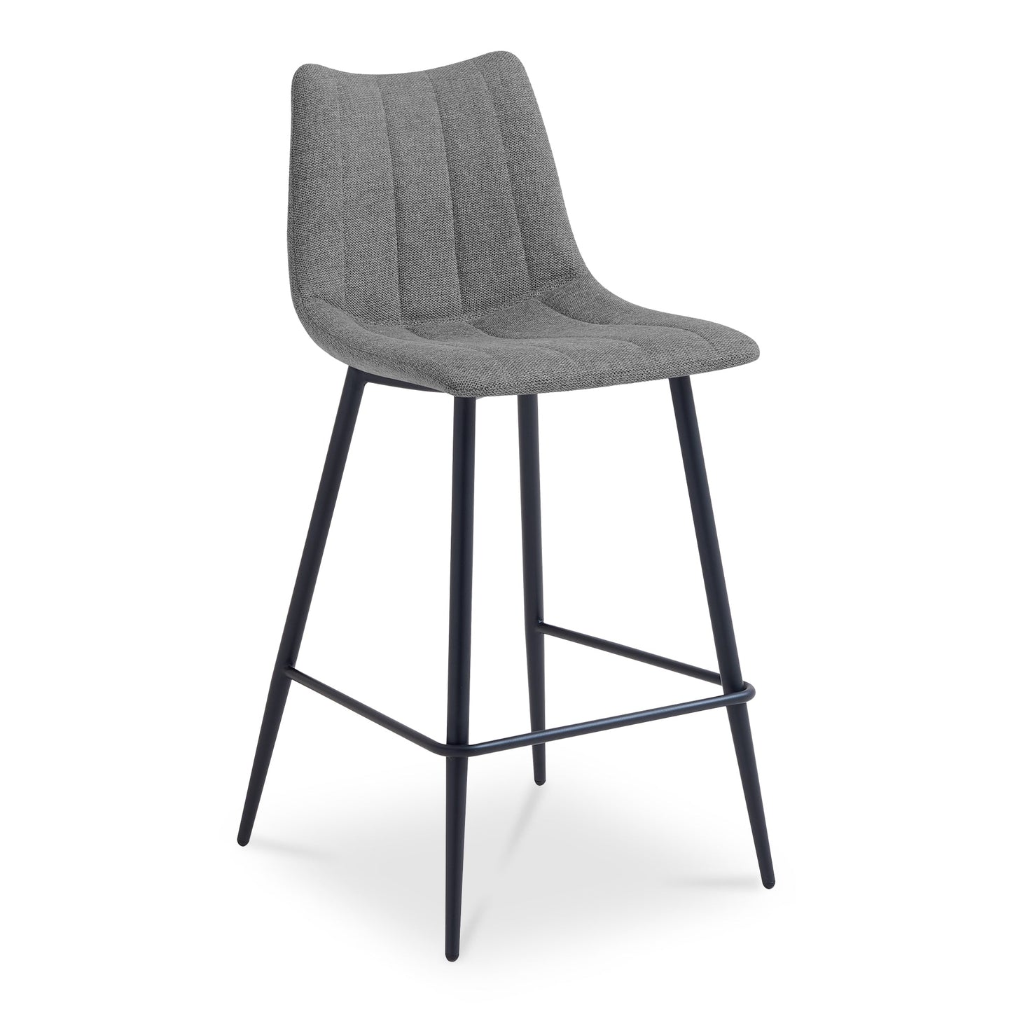 Alibi Dark Grey Bar Stool (Set of 2) - Ornate Home