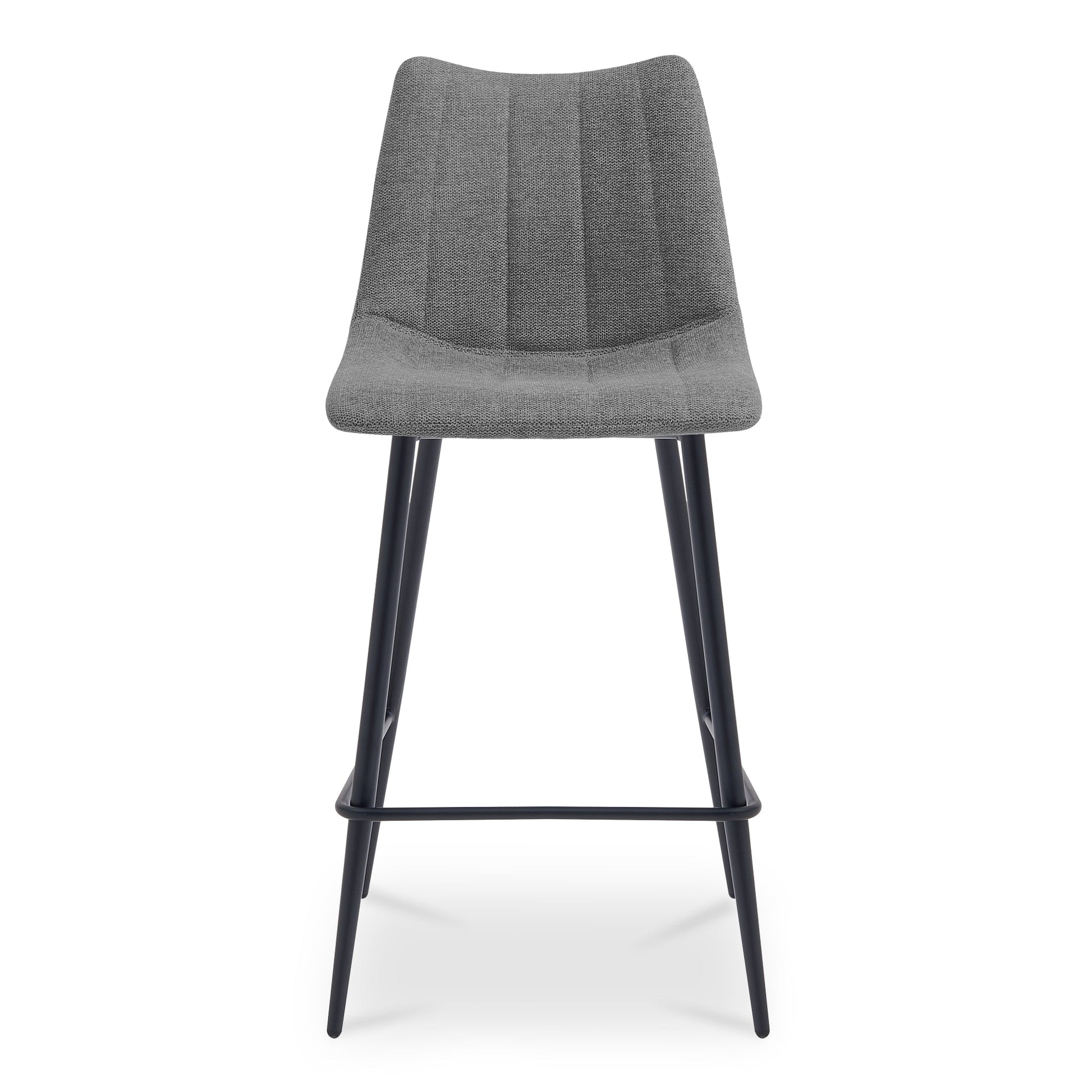 Alibi Dark Grey Bar Stool (Set of 2) - Ornate Home