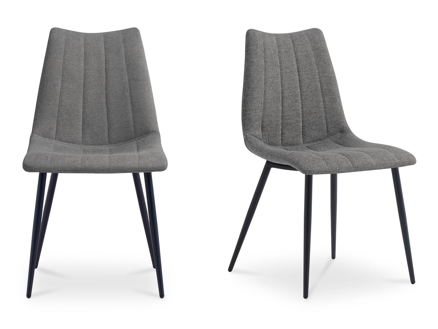 Alibi Dark Grey Dining Chair (Set of 2) - Ornate Home
