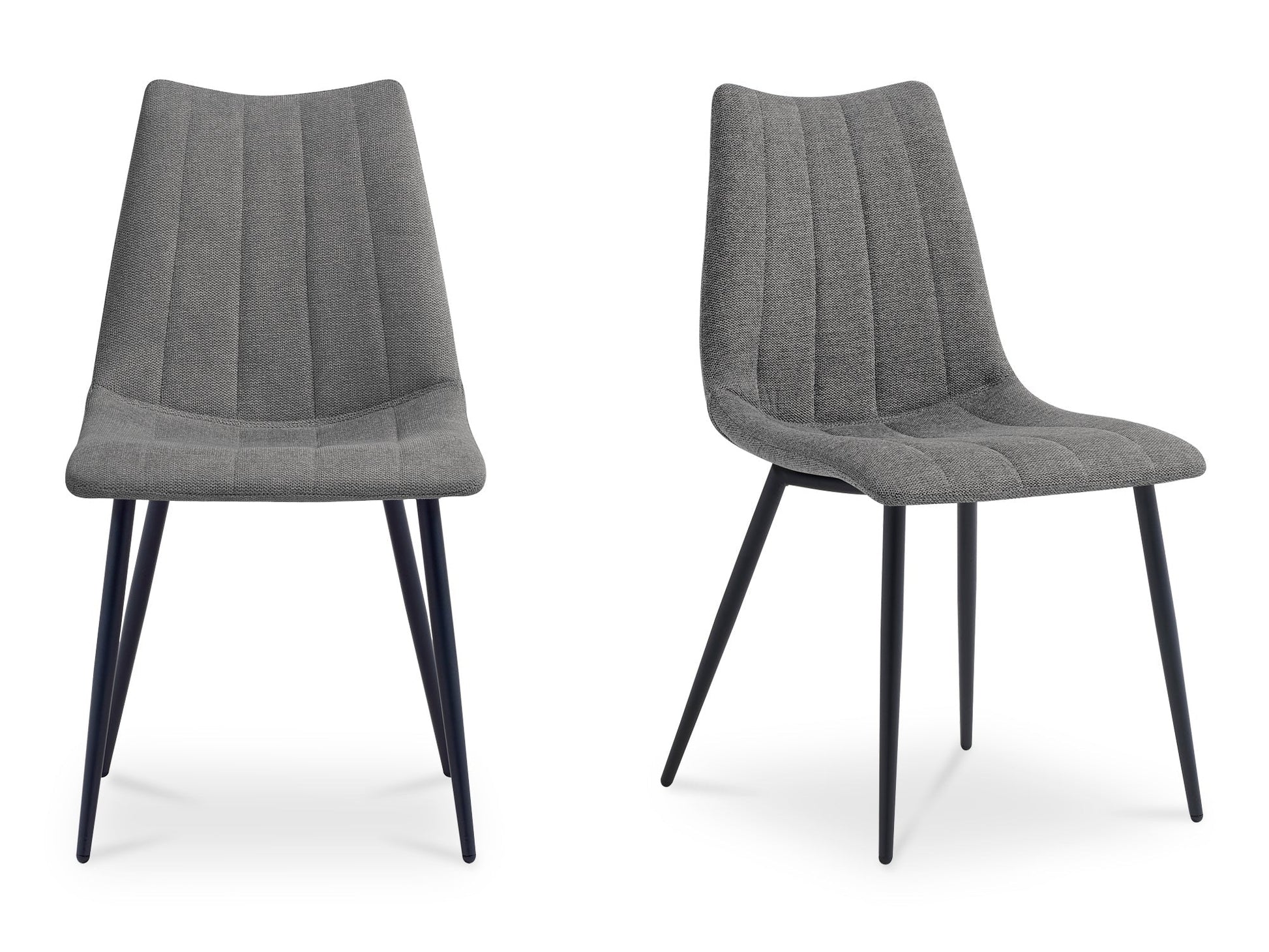 Alibi Dark Grey Dining Chair (Set of 2) - Ornate Home