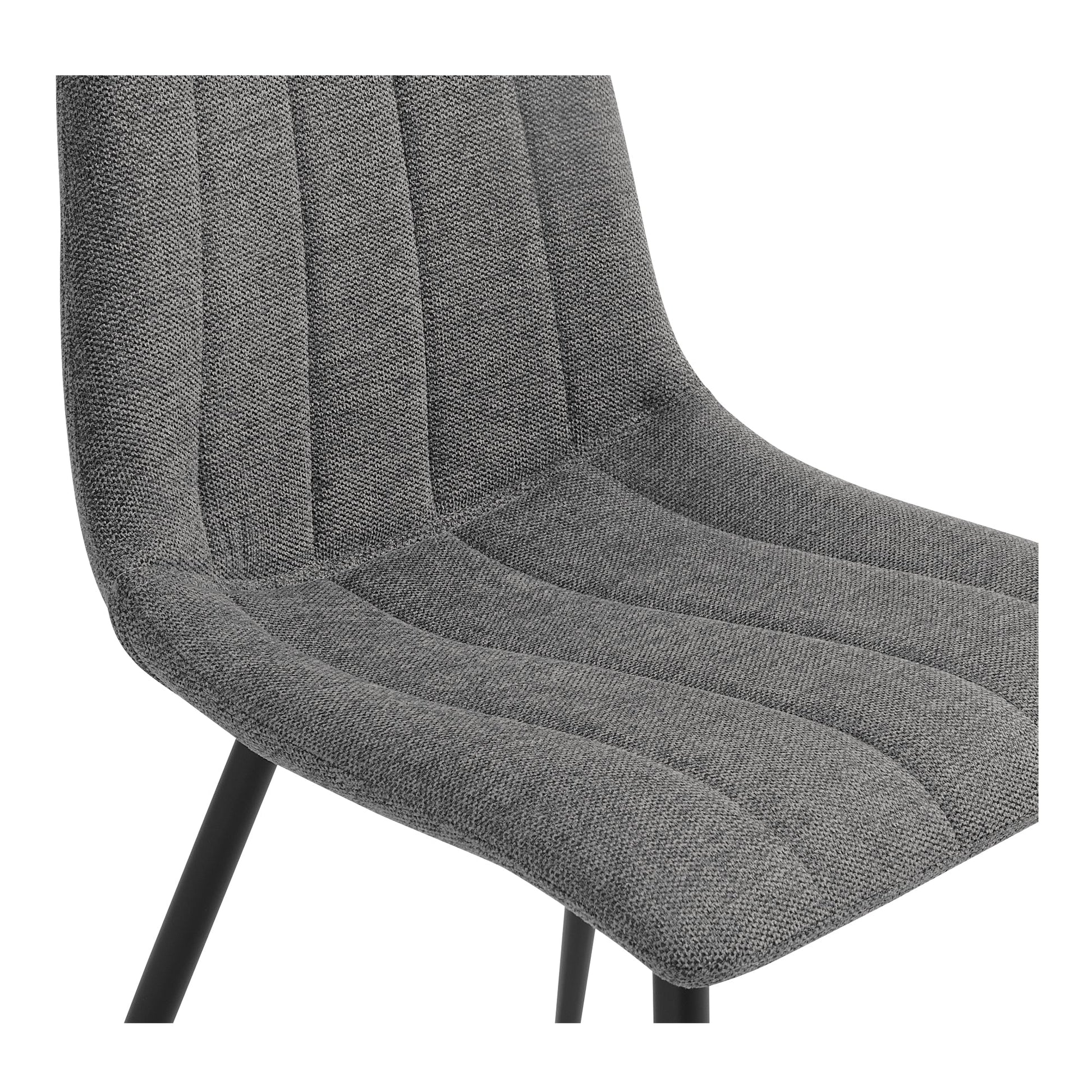 Alibi Dark Grey Dining Chair (Set of 2) - Ornate Home