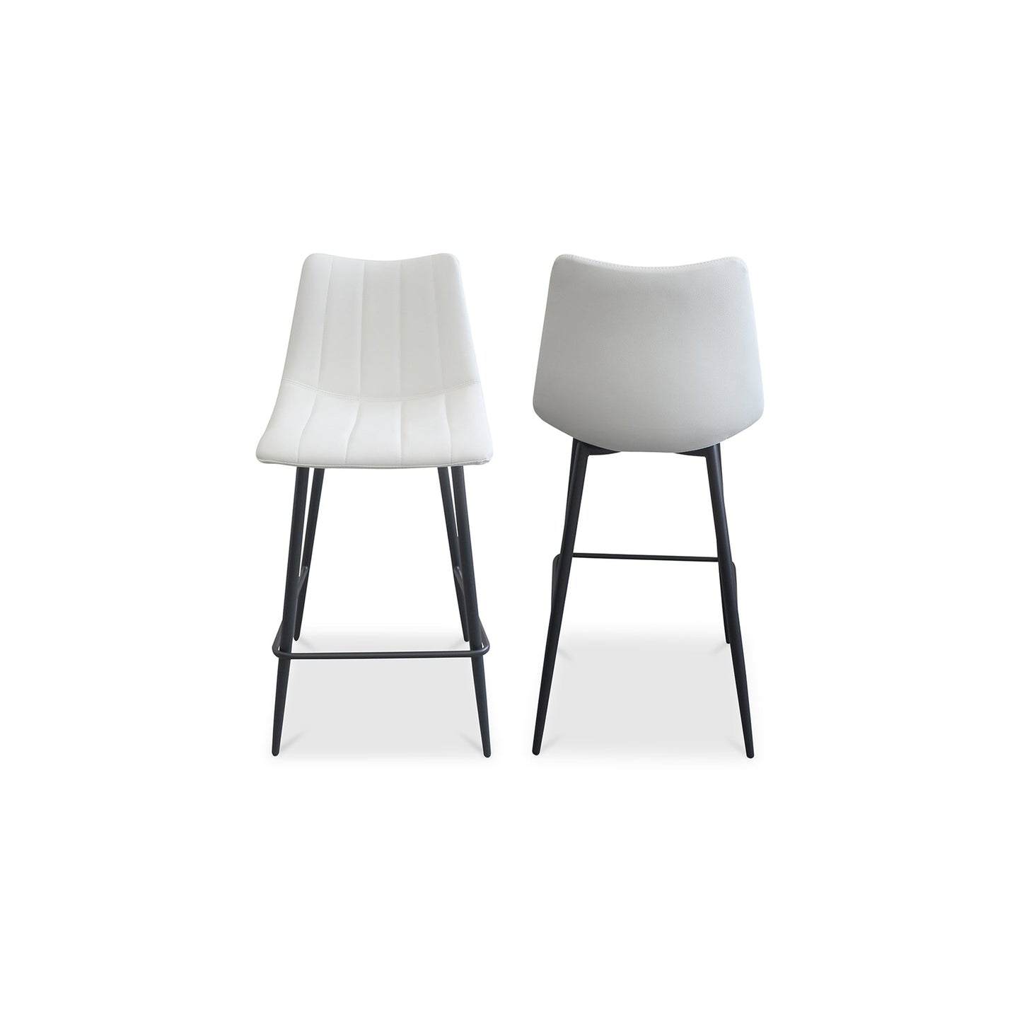 Alibi Ivory Counter Stool (Set of 2) - Ornate Home