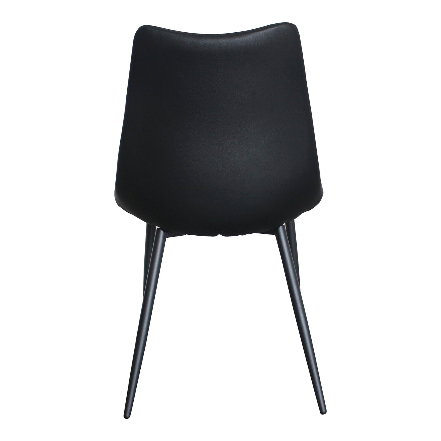 Alibi Matte Black Dining Chair (Set of 2) - Ornate Home