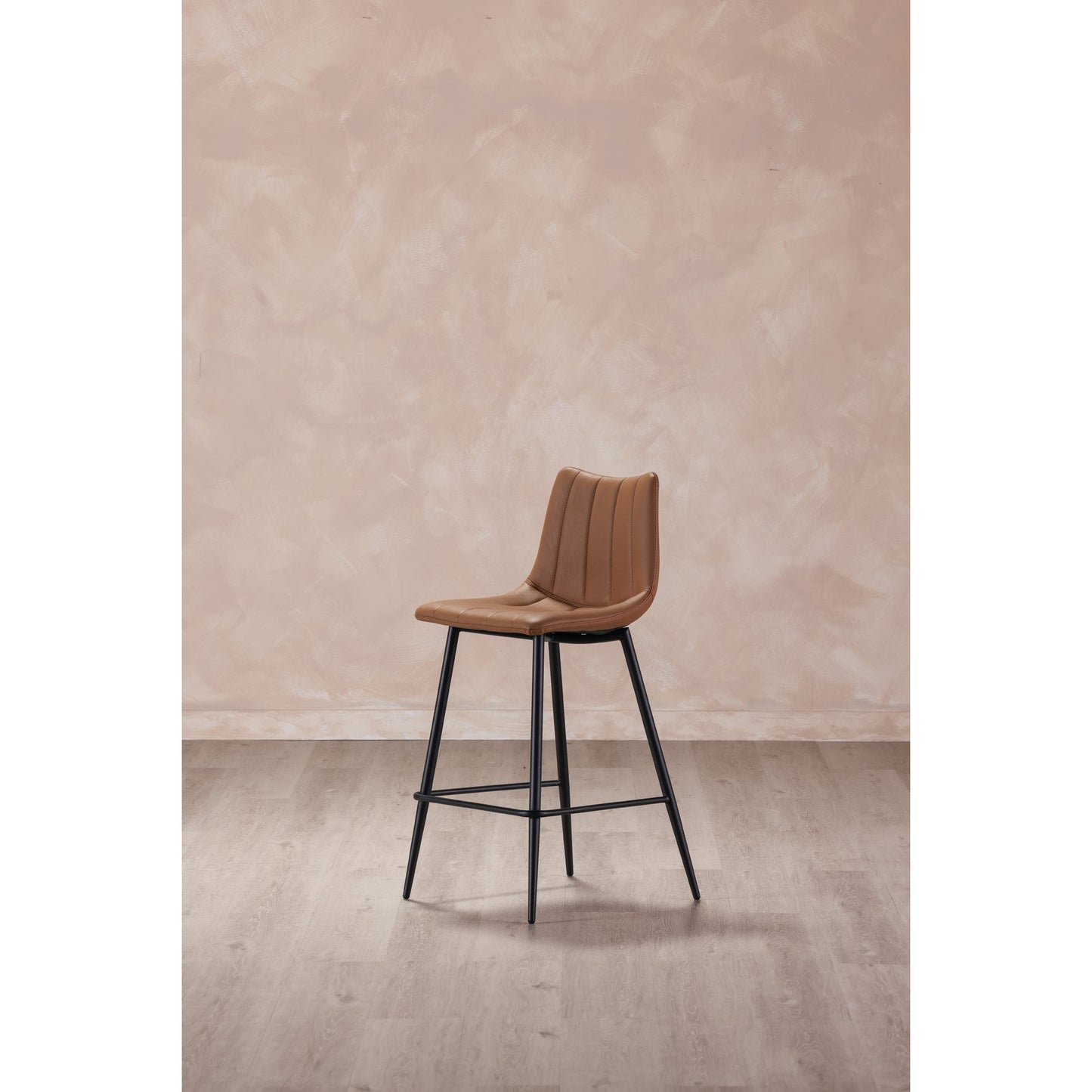 Alibi Tan Barstool (Set of 2) - Ornate Home
