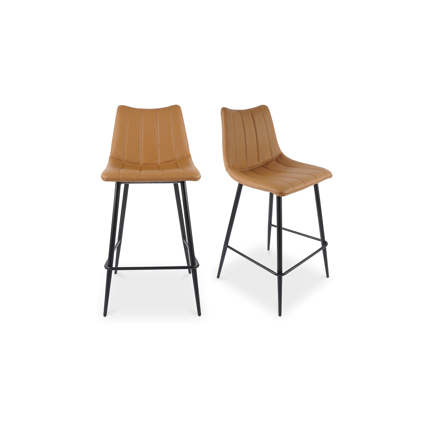 Alibi Tan Counter Stool (Set of 2) - Ornate Home