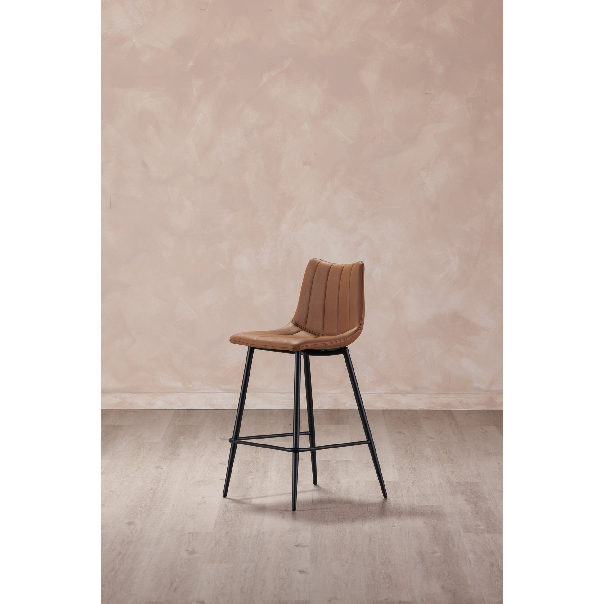 Alibi Tan Counter Stool (Set of 2) - Ornate Home