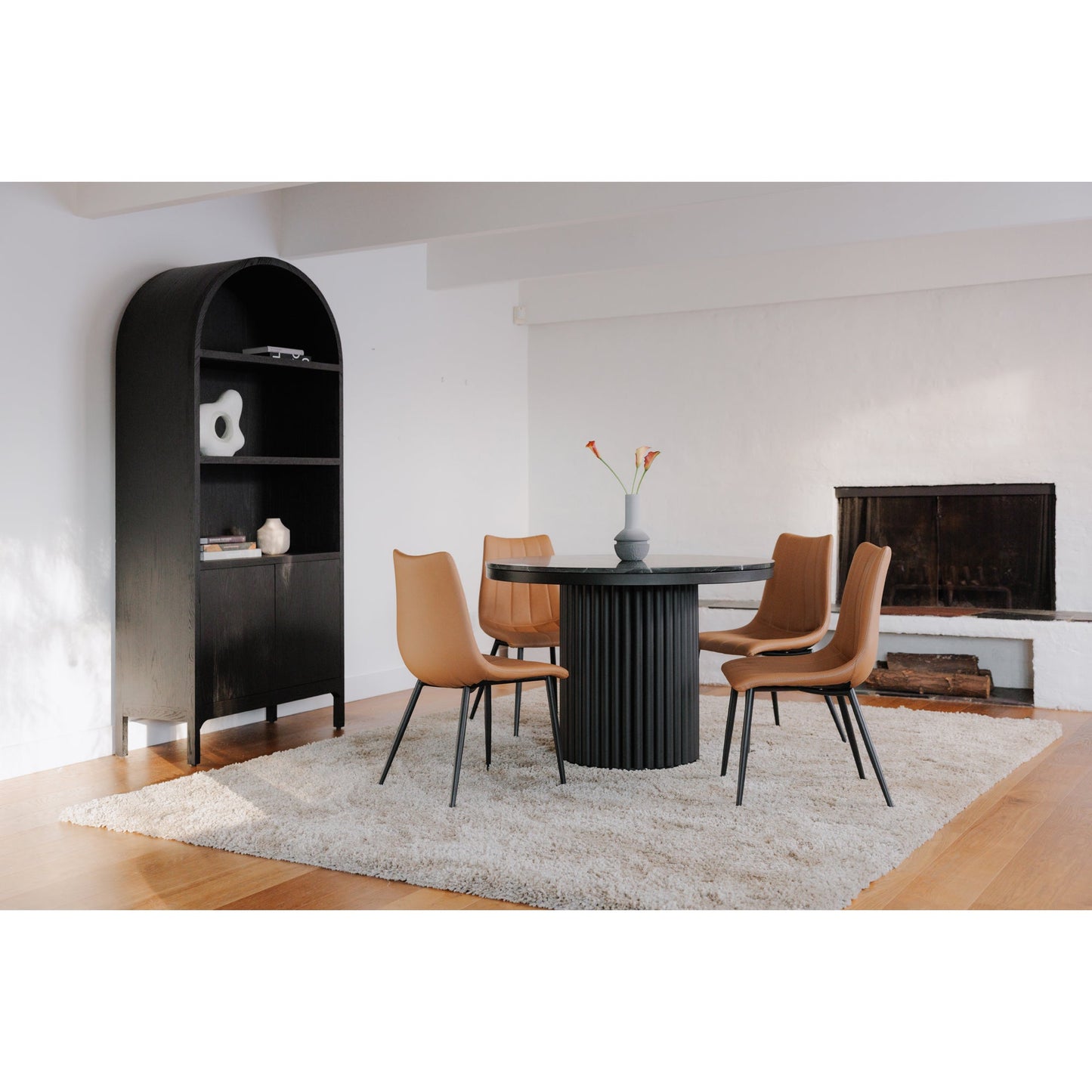 Alibi Tan Dining Chair (Set of 2) - Ornate Home