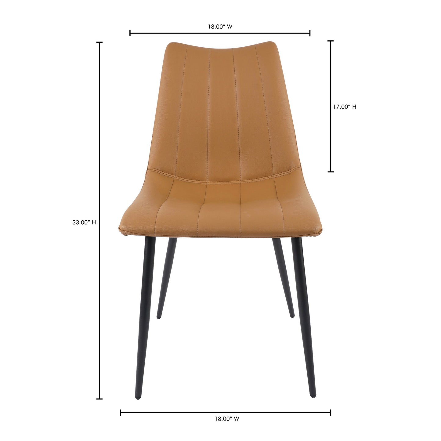 Alibi Tan Dining Chair (Set of 2) - Ornate Home