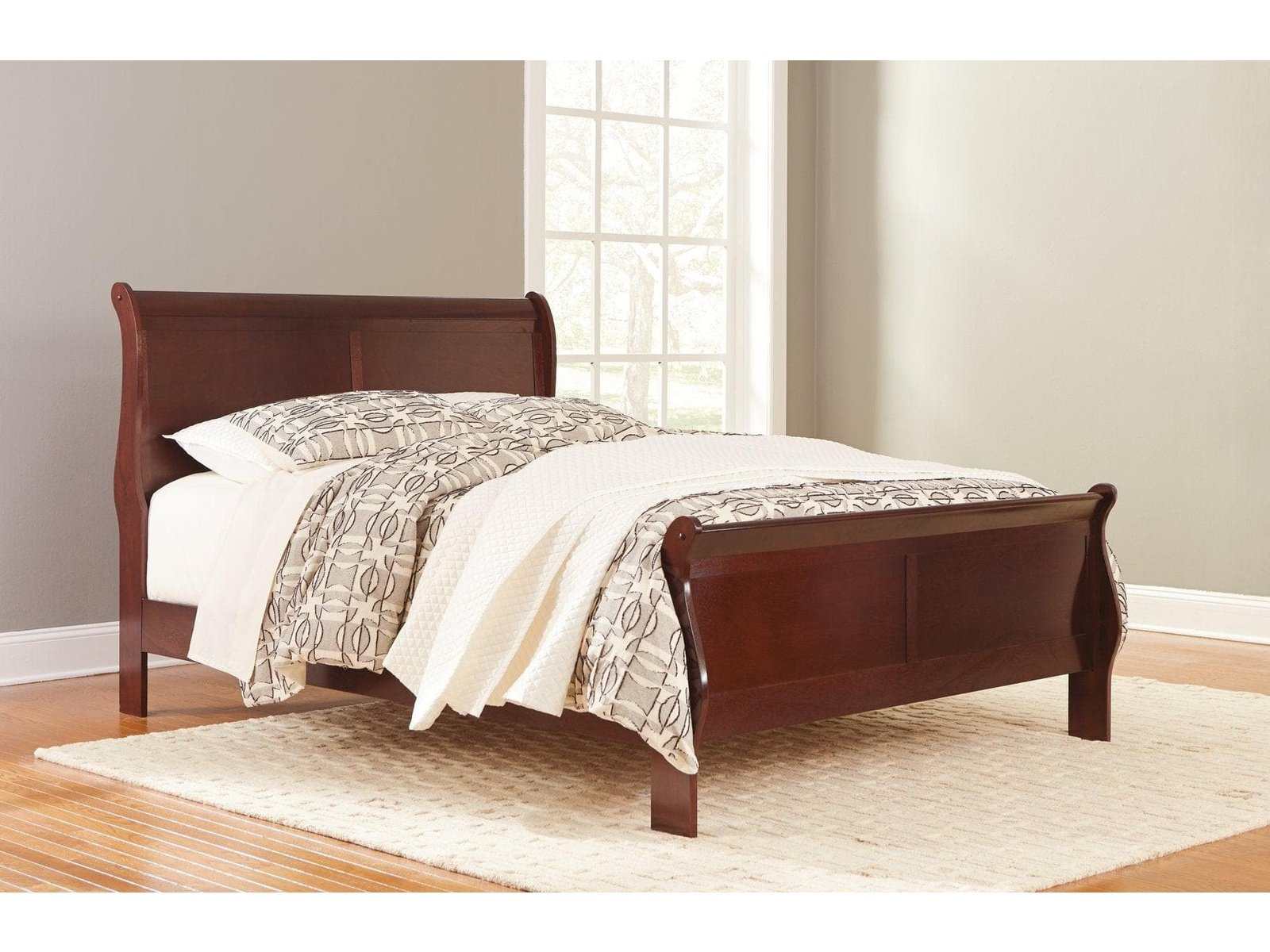 Alisdair Queen Sleigh Bed- Viva Furn