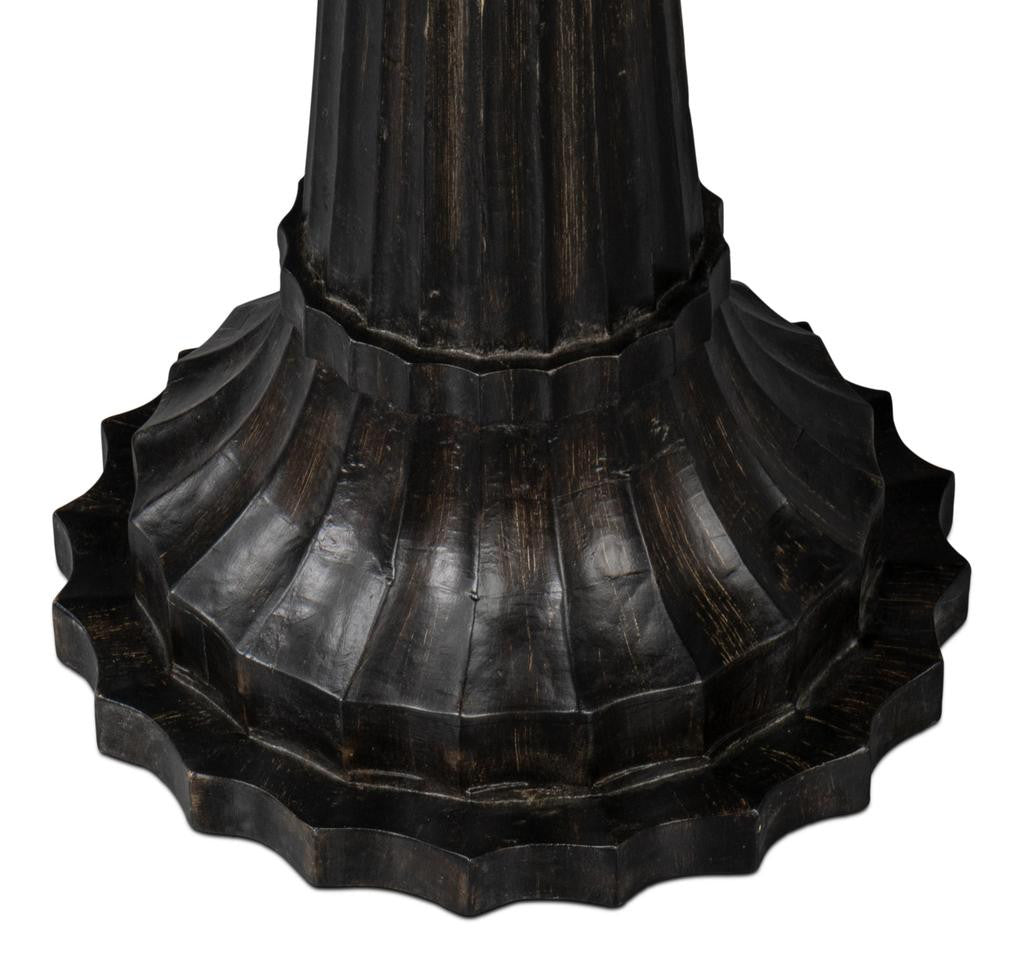 Alister Brown Round End Table - Ornate Home