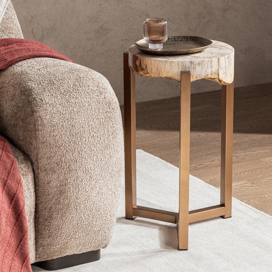 Alliza Natural Large Accent Table - Ornate Home