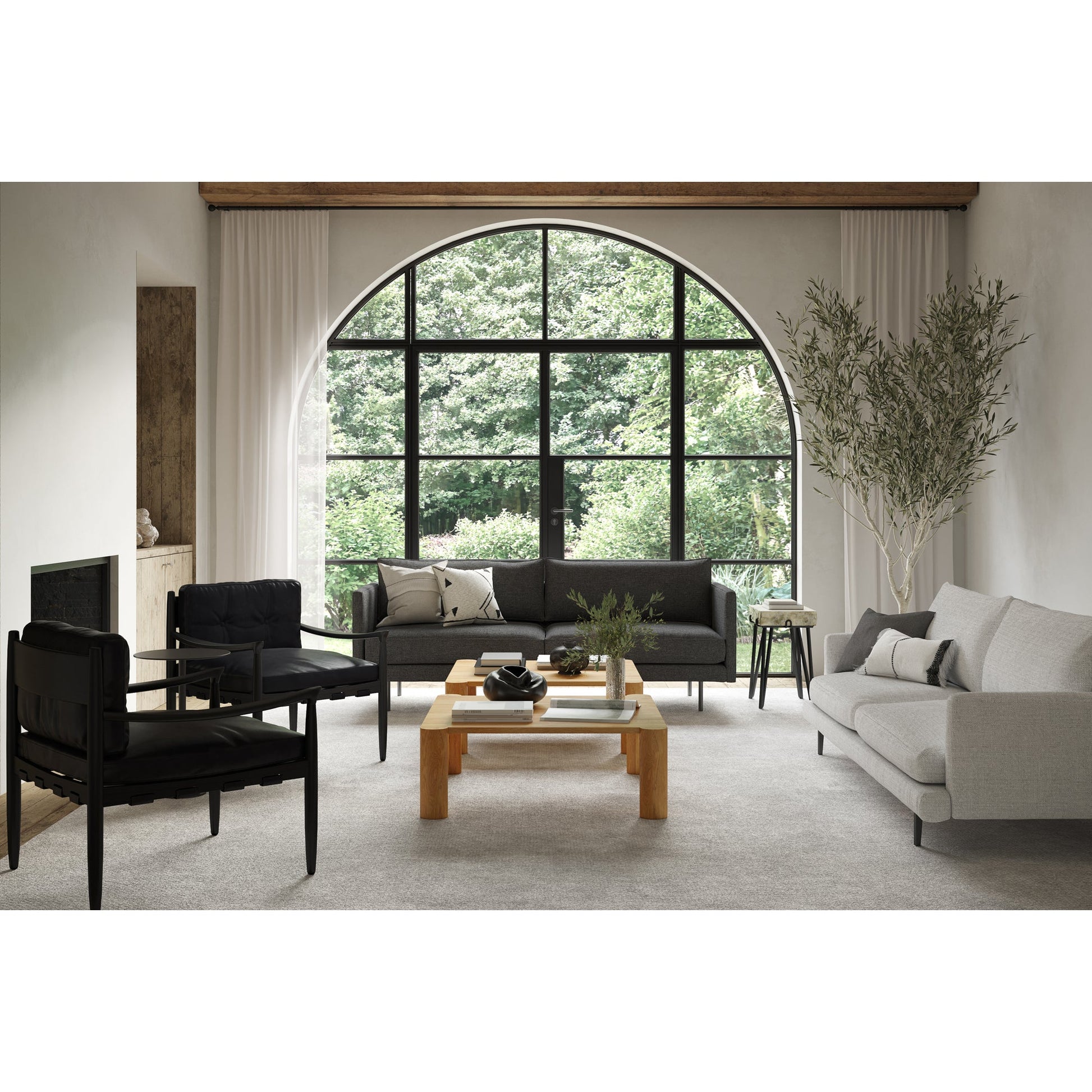 Alpert Light Brown Accent Table - Ornate Home