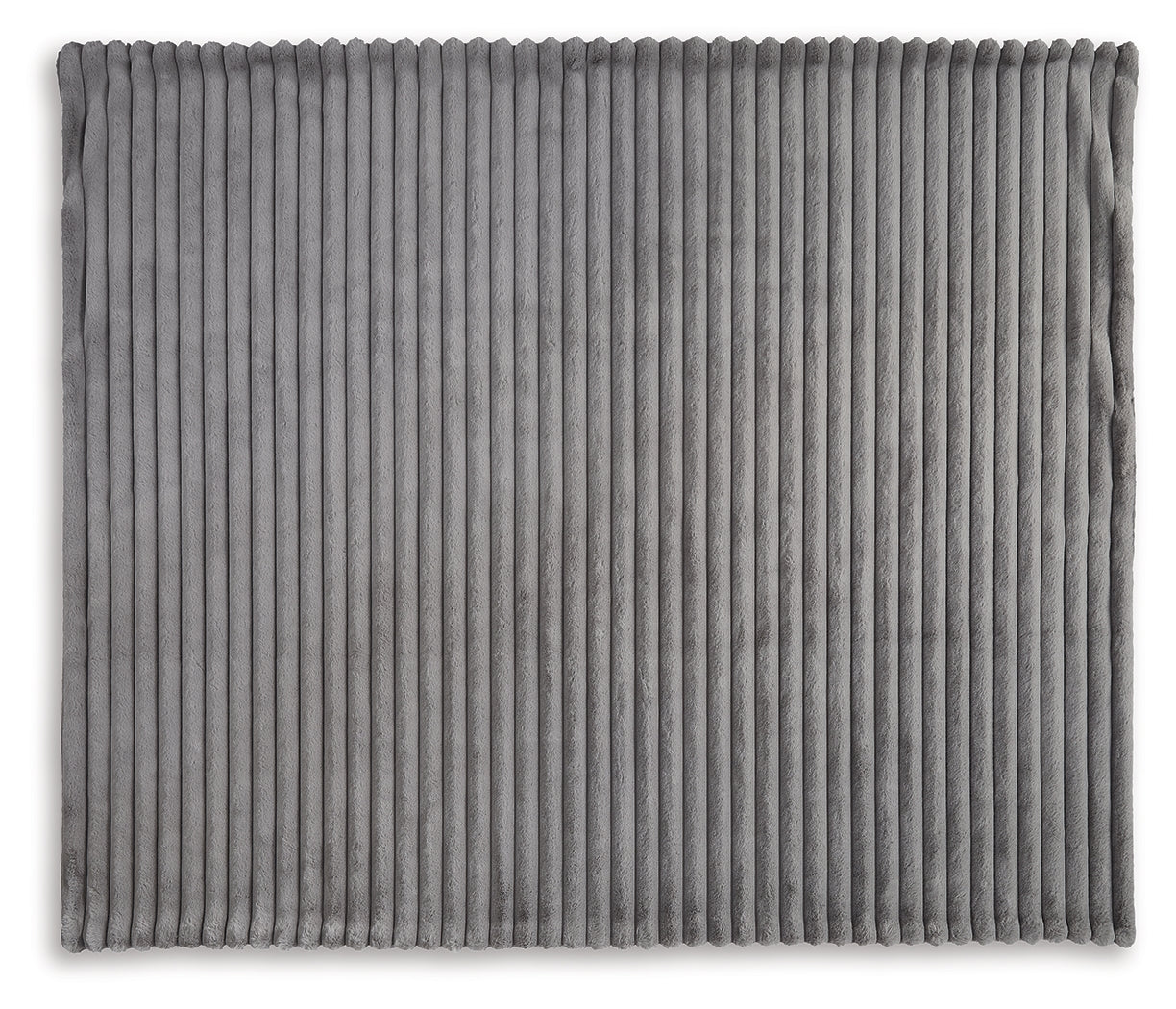 Alsonwell Gray Striped Throw- Viva Furn