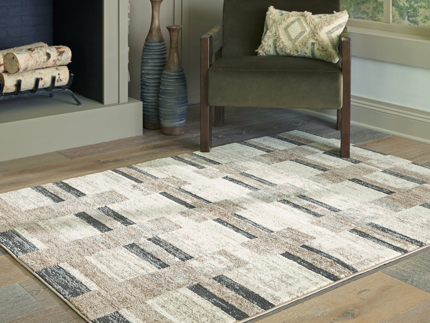 Alstone Multi Medium Rug- Viva Furn